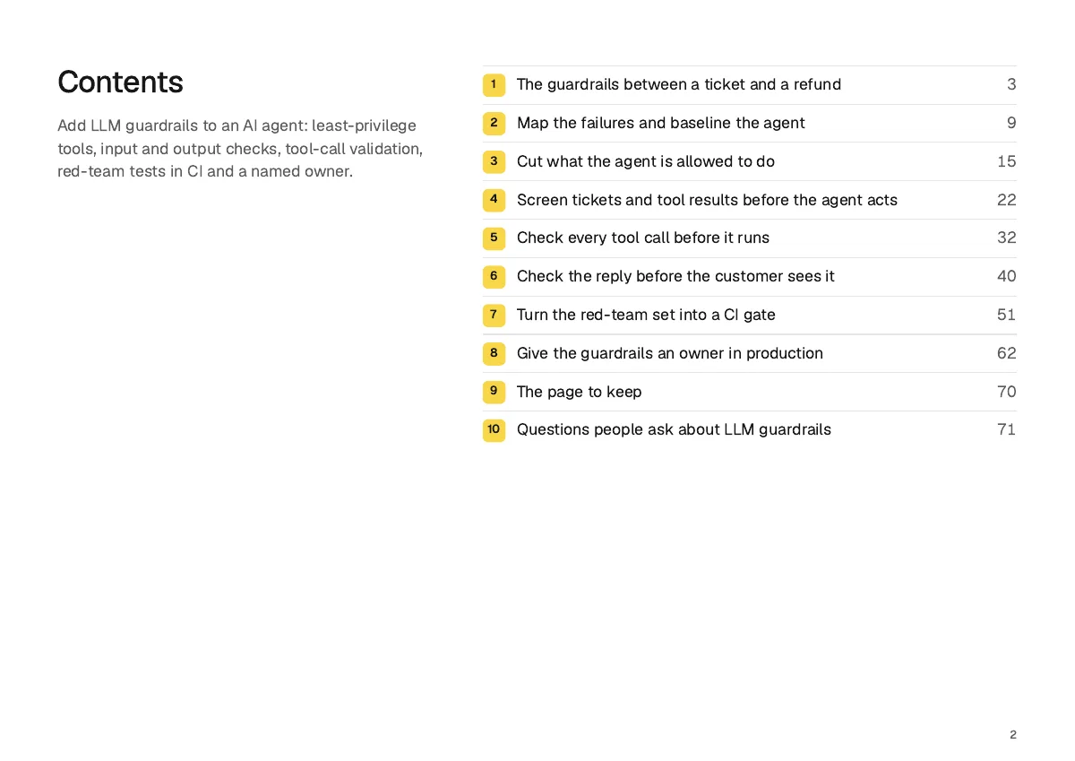 Page 2: Contents