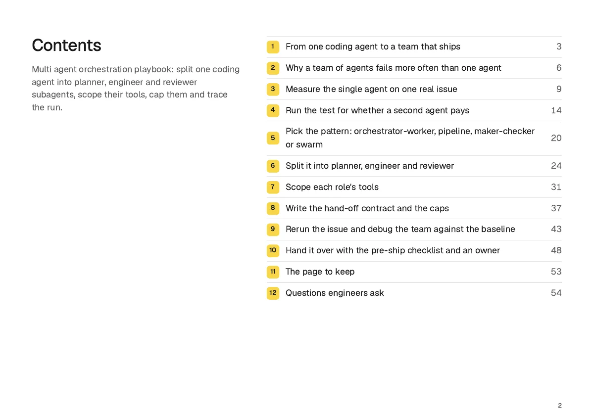 Page 2: Contents